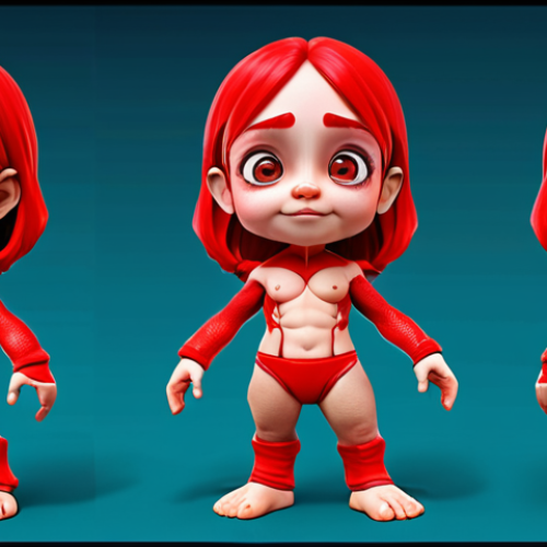 Home 22 A cute, super deformed (SD) character design, showcasing a unique and distinct art style. The character is vibrant and appealing, reflecting a personalized approach to character design, highlighting individuality in a red ocean market.
