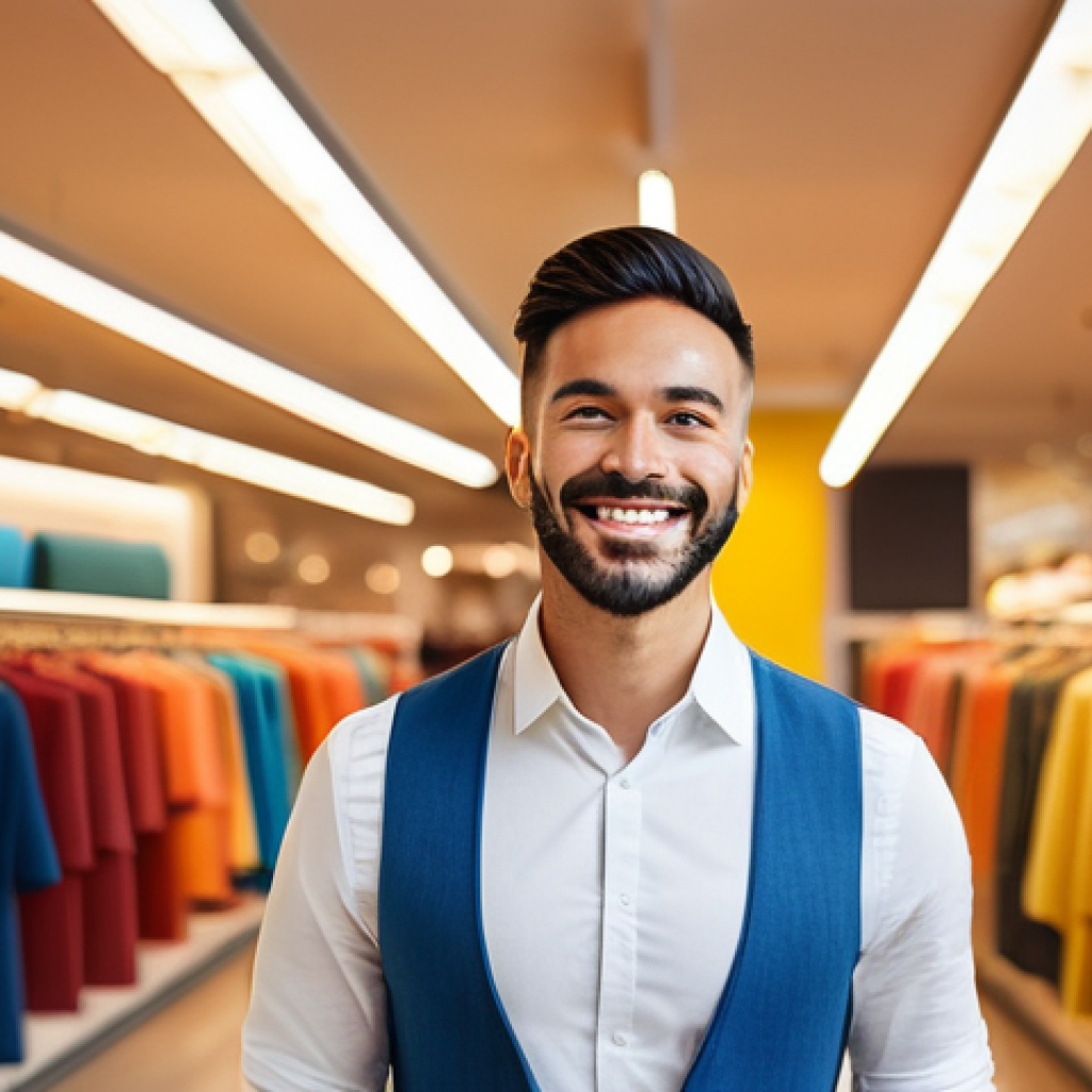 캐릭터디자인의 정체성과 브랜딩 연결 - **Brand Character's Warm Welcome:** A friendly, uniquely designed brand character with a bright smil...