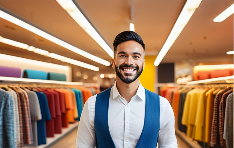 캐릭터디자인의 정체성과 브랜딩 연결 - **Brand Character's Warm Welcome:** A friendly, uniquely designed brand character with a bright smil...