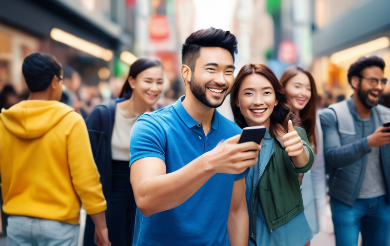 캐릭터디자인의 정체성과 브랜딩 연결 - **Brand Character's Warm Welcome:** A friendly, uniquely designed brand character with a bright smil...