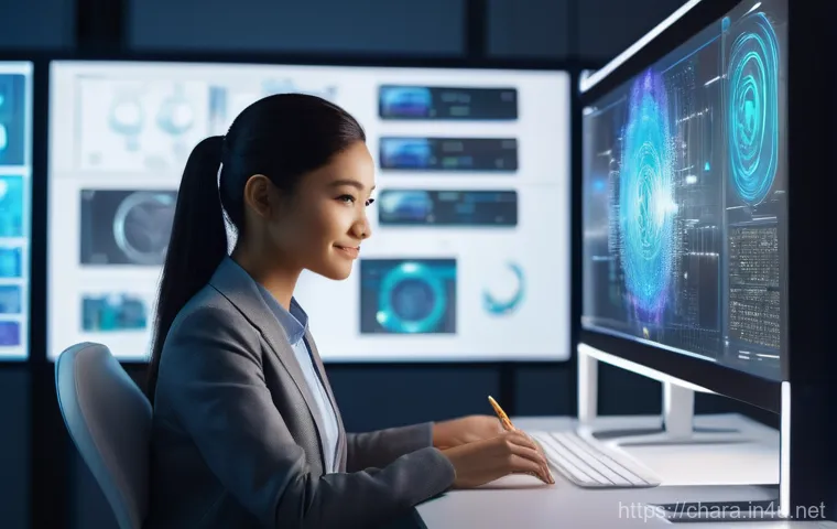 캐릭터디자인 직무에서의 혁신적 프로젝트 사례 - **Prompt 1: AI-Powered Character Design Studio**
    A diverse female character designer in her mid-...