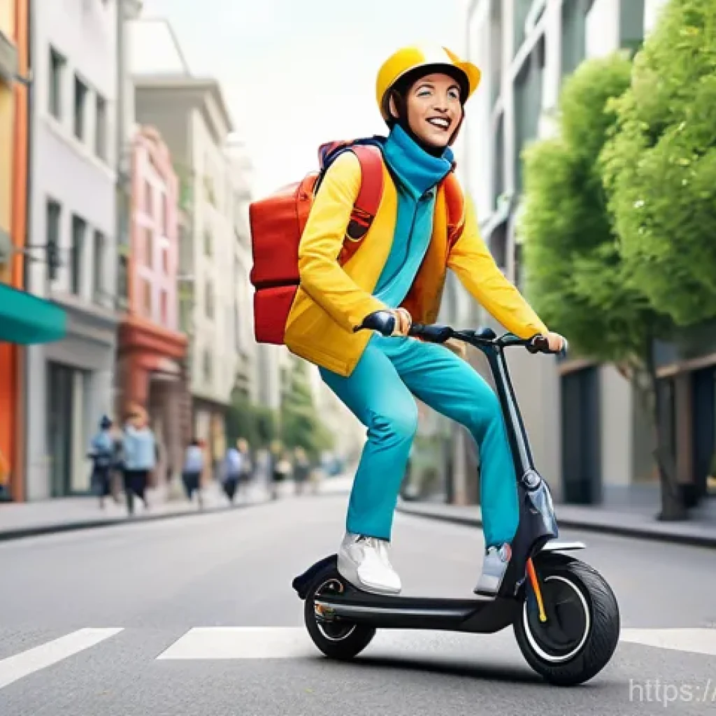 캐릭터디자인 실기 시험의 주요 과제와 해결법 - **A cheerful and resourceful urban delivery character, full body shot.** The character, a young adul...