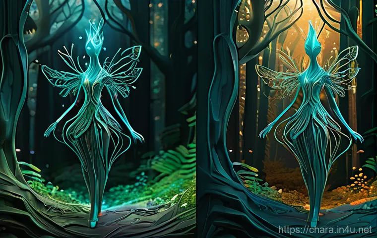 캐릭터디자이너로서의 포트폴리오 개선 팁 - **A Story-Driven Female Forest Guardian:** A brave, determined young woman, fully clothed in practic...