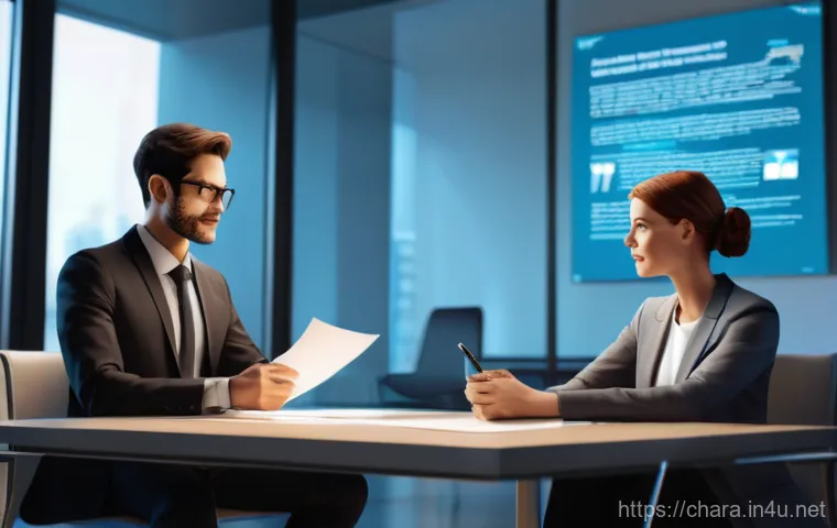 캐릭터디자이너가 알아야 할 법률 상식 - **Prompt 2: AI's Ethical Canvas**
    A male character designer, in his mid-30s, with a thoughtful e...