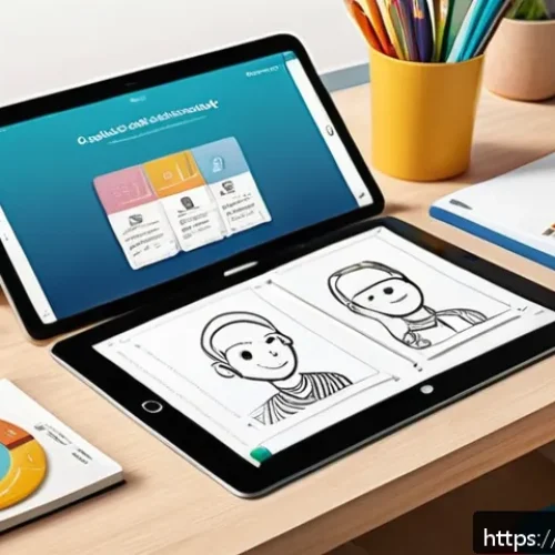 Home 17 캐릭터디자인 자격증 교재 추천 - A detailed educational scene showing a beginner character design workbook open on a desk, featuring ...
