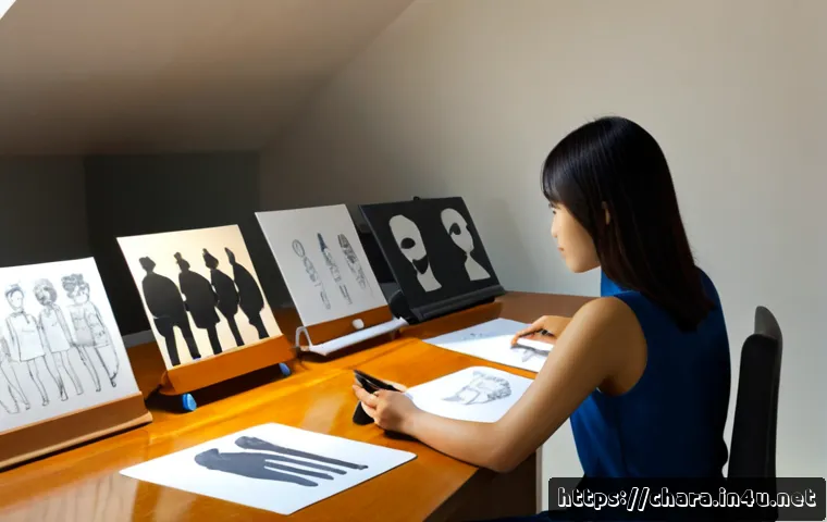 캐릭터디자인 실기 연습의 필수 요소 관련 이미지 1